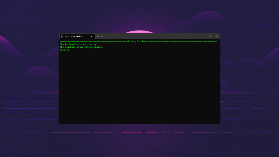Password manager Safe exit View
